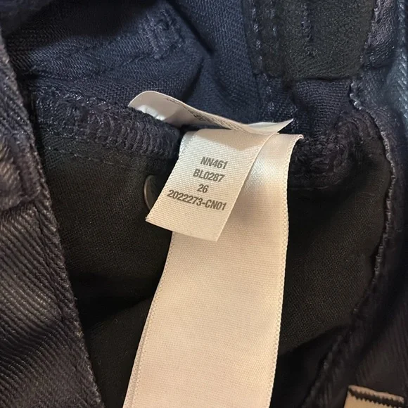 Madewell The ‘90s Straight Jean in Midnight Blue Foil SZ 26 EUC - Picture 9 of 9